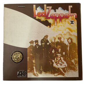 Led Zeppelin II Vinyl Album Atlantic Stereo 12" Record Gold Record Award 1969 VG